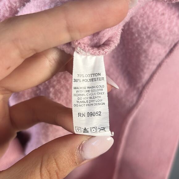 Glossier Original Pink Logo Hoodie Size Small Gently Used - Picture 6 of 7